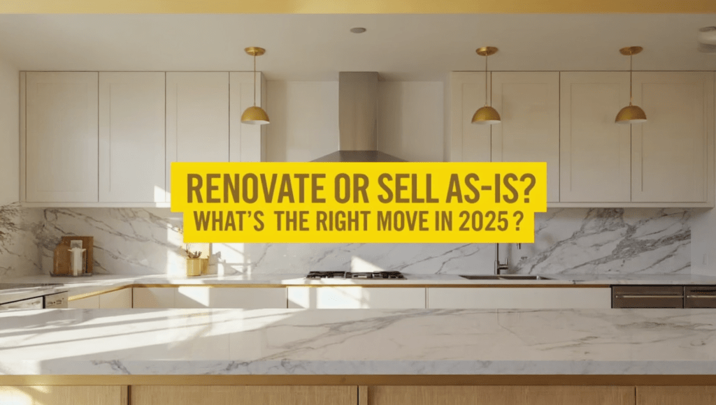 Renovate or Sell As-Is? What’s the Best Move in 2025?