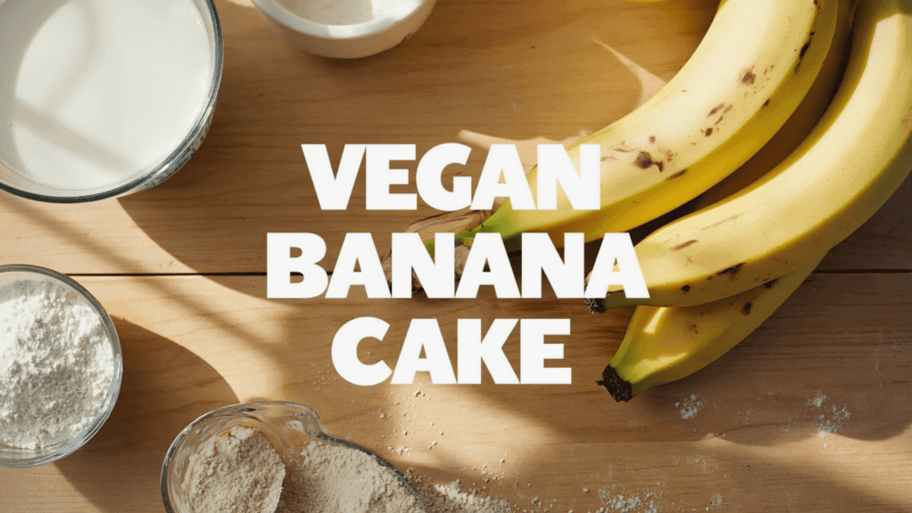 Vegan Banana Cake Recipe for Modern Homeowners