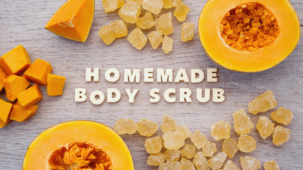 Homemade Body Scrub: Sugar & Pumpkin Glow