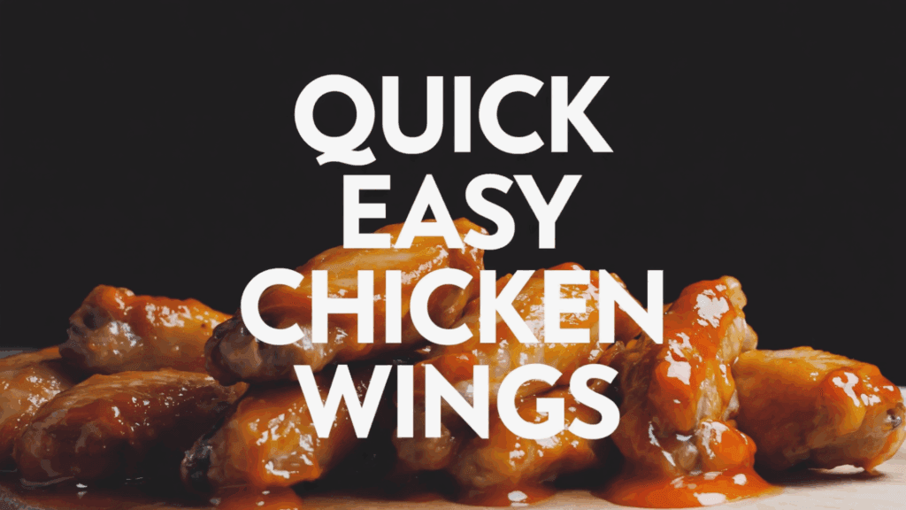 Quick Easy Chicken Wings: Perfect Home Recipe