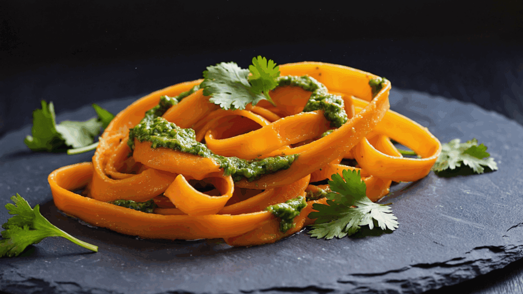 Vegan Carrot Fettuccine Recipe 