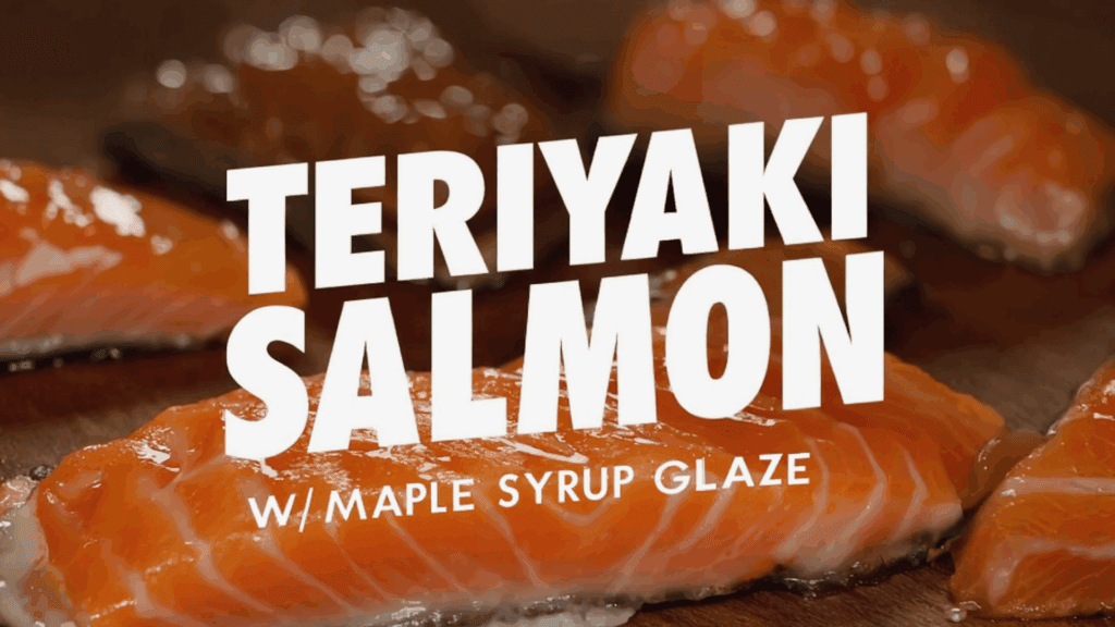 Teriyaki Salmon Maple Glaze Recipe