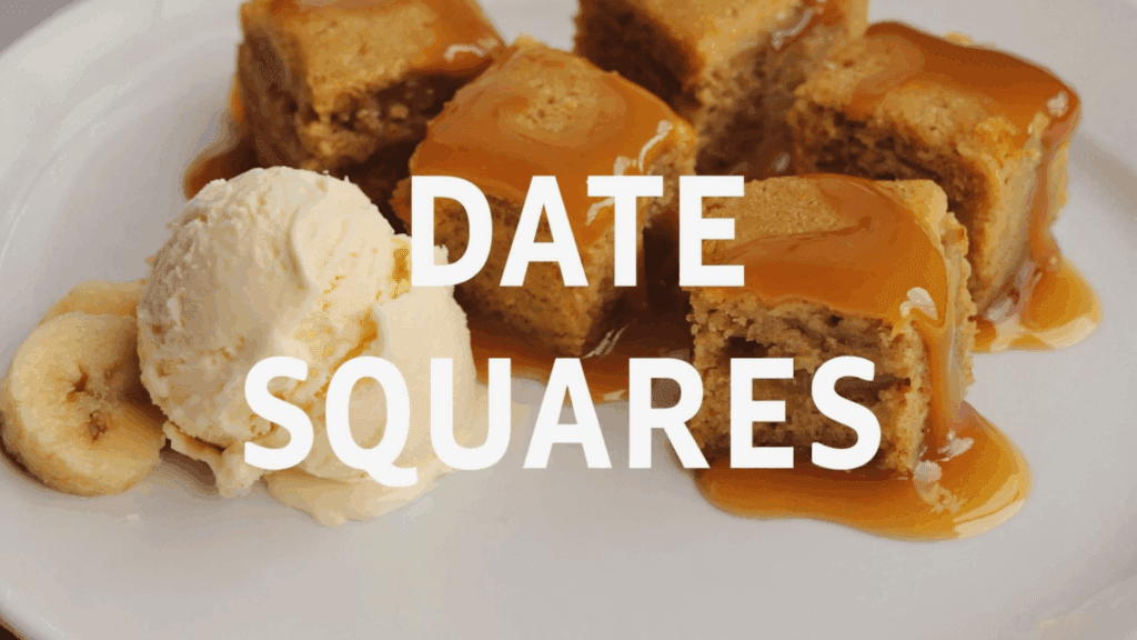 Raw Date Squares Recipe