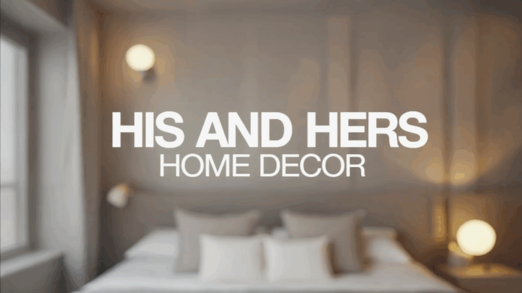 His and Hers Home Decor | Toronto Lifestyle Design Ideas