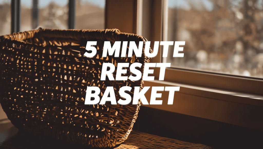 5-Minute Reset Basket Home Hack
