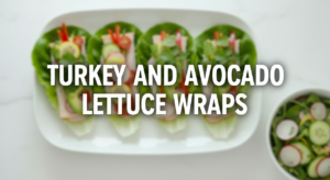 Delicious Lettuce Wraps Recipe With Turkey and Avocado
