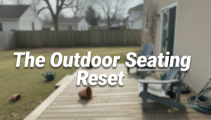 Home Hack: The Outdoor Seating Reset in 5 Minutes