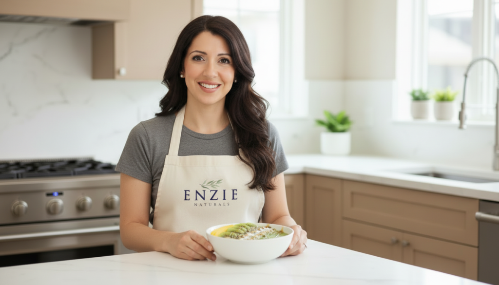 Spring Hormone-Reset Smoothie Bowl by Enzie Naturals
